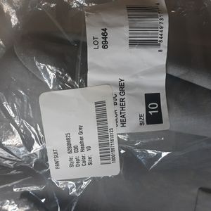 Heather gray pants suit